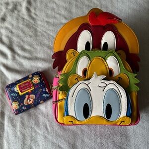 3 Caballeros Loungefly Backpack & Wallet
